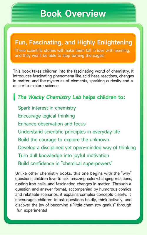 Aucelo My First Chemistry Adventure Comic Book